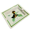 Foto de um(a) Cinzeiro Porcelana Assinado, da categoria de Cinzeiros. Grande cinzeiro em porcelana assinada, ótimo acabamento no fundo da base com courino para não riscar os móveis, vai bem... Vendido no marketplace Trésors.