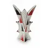 Foto de um(a) Vaso Art Déco em Porcelana - Design Geométrico Vintage, da categoria de Vasos. Vaso antigo em porcelana branca decorada com motivos geométricos e abstratos nas cores preto e vermelho. Possui detalhes em... Vendido no marketplace Trésors.