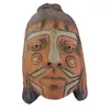 Foto de um(a) Máscara Decorativa em Cerâmica – Estilo Indígena, da categoria de Escultura. Bela máscara decorativa confeccionada em cerâmica (terracota). Peça com detalhes entalhados e pintura artesanal, ideal para... Vendido no marketplace Trésors.