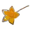 Foto de um(a) Flor Decorativa em Cristal Murano - Amarelo Ouro, da categoria de Outros colecionáveis. Elegante flor decorativa artesanal, modelada à mão em cristal Murano. Esta peça une o charme do design orgânico com a... Vendido no marketplace Trésors.