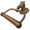 Foto de um(a) Antigo Suporte de Papel Higiênico em Bronze Maciço – Cabeça de Cavalo, da categoria de Suportes decorativos. Apresentamos um item de decoração funcional e cheio de personalidade: um suporte para papel higiênico confeccionado... Vendido no marketplace Trésors.