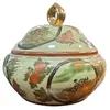 Foto de um(a) Potiche Porcelana Satsuma – Decoração Oriental, da categoria de Cachepot. Elegância e Tradição Oriental em Porcelana. Este belíssimo potiche com tampa é um exemplo da estética Satsuma, reconhecida... Vendido no marketplace Trésors.