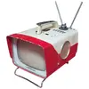 Foto de um(a) TV Antiga Portátil Sharp TRP-801 – Rara – Anos 60 – Design Space Age – Vermelha e Branca, da categoria de Outros colecionáveis. Relíquia para Colecionadores: Televisão Vintage Sharp Model TRP-801 Apresentamos a icônica Sharp TRP-801, um marco da... Vendido no marketplace Trésors.