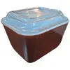 Foto de um(a) Mantegueira Pyrex USA Marrom com Tampa de Vidro, da categoria de Garrafas, potes e jarros. Pote utilitário vintage original da marca Pyrex, fabricado nos Estados Unidos. Este modelo faz parte da icônica coleção... Vendido no marketplace Trésors.