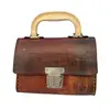 Foto de um(a) Mini Bag Couro Rusty, da categoria de Bolsas. Pequena bolsa de mão em couro vintage. Provavelmente com antiga finalidade de pequena ferramenta, atualmente pode ser usada... Vendido no marketplace Trésors.