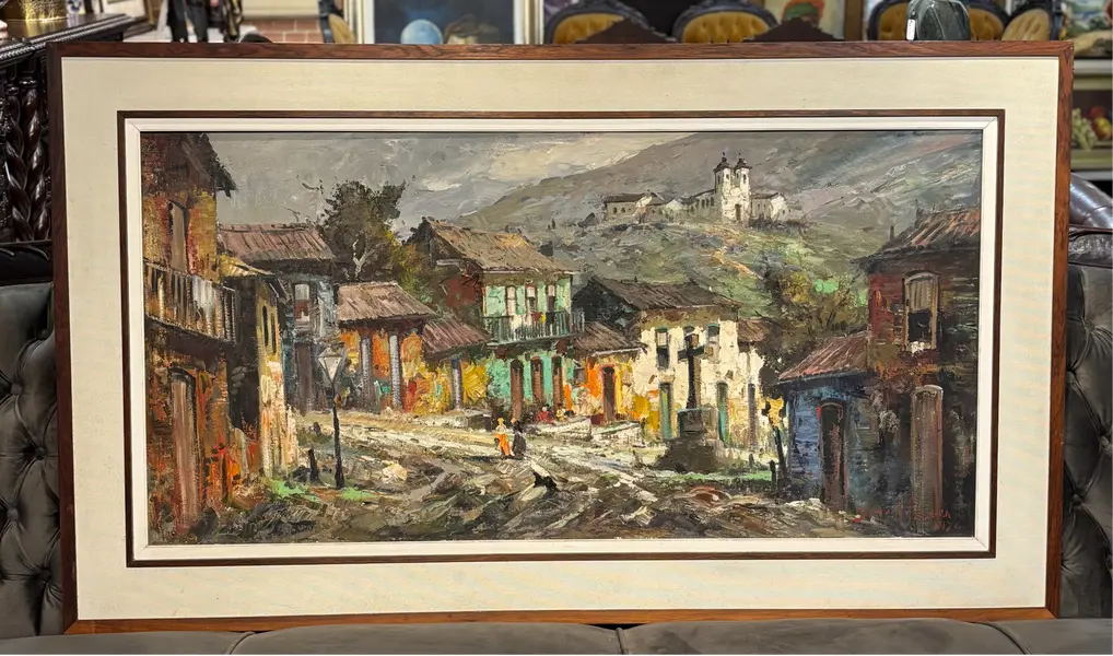 Foto de um(a) Durval Pereira - 1970, da categoria de Pinturas. Durval Pereira - 1970.Incrível óleo sobre tela do grande artista impressionista Durval Pereira, reconhecido mundialmente.... Mostrado de uma perspectiva diferente. Vendido no marketplace Trésors.