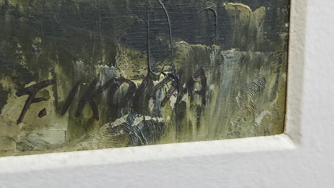 Foto de um(a) Quadro Pintura a Óleo Paisagem Rural de Fernando Ikoma – Assinado, da categoria de Pinturas. Bela e expressiva obra de arte do renomado artista paranaense Fernando Ikoma, conhecido tanto por sua trajetória marcante... Mostrado de uma perspectiva diferente. Vendido no marketplace Trésors.