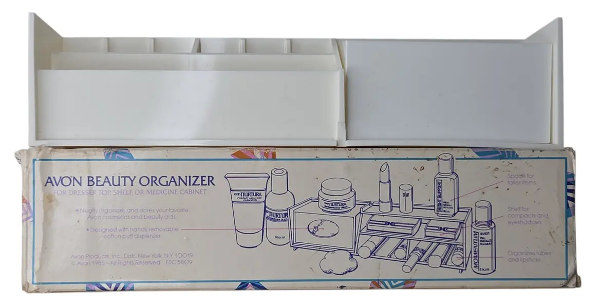 Foto de um(a) Organizador Avon - Beauty Vintage, da categoria de Outros colecionáveis. Organizador Avon Beauty Colecionável. Vendido no marketplace Trésors.