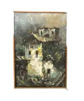 Foto de um(a) Pintura Josan, da categoria de Pinturas. Óleo sobre tela do renomado artista Josan, da época em que ele ainda assinava com S. Vendido no marketplace Trésors.
