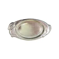 Foto de um(a) Travessa Coelho Inox Wolff, da categoria de Travessas e tigelas. Linda travessa Wolf em inox , representado coelho. Vendido no marketplace Trésors.