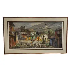Foto de um(a) Durval Pereira - 1970, da categoria de Pinturas. Durval Pereira - 1970.Incrível óleo sobre tela do grande artista impressionista Durval Pereira, reconhecido mundialmente.... Vendido no marketplace Trésors.