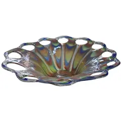 Foto de um(a) Centro de Mesa Murano Design Orgânico – Estilo Moderno, da categoria de Centro de mesa. O equilíbrio perfeito entre força e delicadeza. Este centro de mesa em Murano utiliza a técnica de sobreposição de cores,... Vendido no marketplace Trésors.