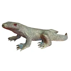 Foto de um(a) Escultura Decorativa de Dragão de Komodo em Bronze, da categoria de Outros colecionáveis. Peça exótica e rica em detalhes, ideal para colecionadores de figuras de animais ou para compor uma decoração de estilo... Vendido no marketplace Trésors.