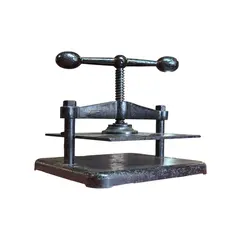 Foto de um(a) Prensa de Encadernação Antiga em Ferro Fundido, da categoria de Outros colecionáveis. Prensa manual clássica, robusta e pesada, confeccionada inteiramente em ferro fundido. Peça ideal para ateliers de... Vendido no marketplace Trésors.