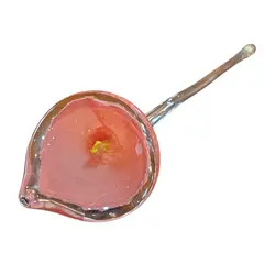 Foto de um(a) Flor Copo-de-Leite em Cristal Murano – Rosa e Dourado, da categoria de Outros colecionáveis. Exclusiva escultura artística em cristal tipo Murano, modelada à mão representando uma delicada flor (estilo Copo-de-Leite).... Vendido no marketplace Trésors.