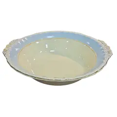 Foto de um(a) Travessa Grindley "Capella" - Pintura Manual com Bordas Caneladas, da categoria de Travessas e tigelas. Linda travessa funda em faiança fina (ironstone), fabricada pela renomada marca Grindley, na Inglaterra. Modelo "Capella",... Vendido no marketplace Trésors.