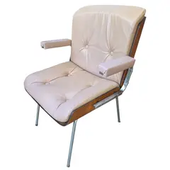 Foto de um(a) Poltrona Móveis Cimo, da categoria de Outras cadeiras . Rara cadeira de escritório fabricada pela Móveis Cimo (Curitiba-PR), o maior nome da história do mobiliário industrial... Vendido no marketplace Trésors.