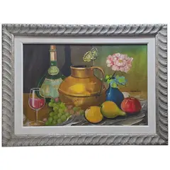 Foto de um(a) Quadro Pintura Érico da Silva - 2002, da categoria de Pinturas. Acrílica sobre tela do grande artista paranaense Érico da Silva. Vendido no marketplace Trésors.