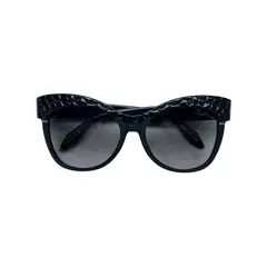 Foto de um(a) Óculos Roberto Cavalli, da categoria de Óculos. Óculos atribuído à Roberto Cavalli, modelo Teti RC74OS, armação em acetato na cor preta padrao croco e detalhes fosco,... Vendido no marketplace Trésors.