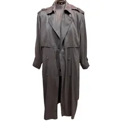 Foto de um(a) Trench Coat Vintage Besouro, da categoria de Casacos. Trench coat vintage, lindíssimo tom levemente metálico em tons esverdeado/azul/lilás, que carinhosamente chamamos de cor... Vendido no marketplace Trésors.