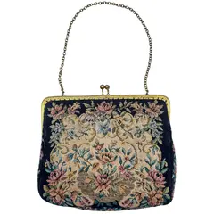 Foto de um(a) Bolsa Gobelin Floral Verweegen & Kok, da categoria de Bolsas. Linda e colecionável bolsa em gobelin, da renomada marca holandesa Verweegen & Kok, uma joalheria e ourivesaria tradicional... Vendido no marketplace Trésors.