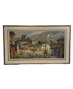 Foto de um(a) Durval Pereira - 1970, da categoria de Pinturas. Durval Pereira - 1970.Incrível óleo sobre tela do grande artista impressionista Durval Pereira, reconhecido mundialmente.... Vendido no marketplace Trésors.