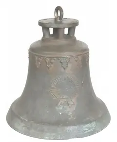 Foto de um(a) Sino Histórico Mueller Irmãos Ltda - Relíquia Paranaense Original, da categoria de Outros colecionáveis. Relíquia Industrial Paranaense: Sino Mueller Irmãos Ltda (1957) Uma peça autêntica e carregada de história, fabricada pela... Vendido no marketplace Trésors.