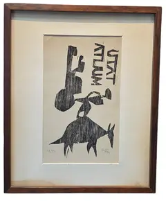 Foto de um(a) Poty Lazzarotto Xilogravura, da categoria de Pinturas. Poty Lazzarotto. Vendido no marketplace Trésors.