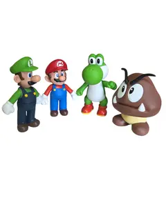 Foto de um(a) Conjunto 4 Figuras Super Mario, da categoria de Figuras de ação. Leve a magia do Reino dos Cogumelos para a sua coleção ou decoração com este excelente lote contendo 4 figuras clássicas da... Vendido no marketplace Trésors.