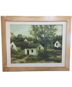 Foto de um(a) Quadro Pintura a Óleo Paisagem Rural de Fernando Ikoma – Assinado, da categoria de Pinturas. Bela e expressiva obra de arte do renomado artista paranaense Fernando Ikoma, conhecido tanto por sua trajetória marcante... Vendido no marketplace Trésors.