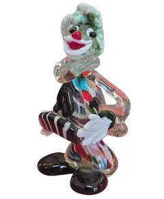 Foto de um(a) Escultura Palhaço Músico em Vidro Murano, da categoria de Escultura. Encantadora escultura vintage de palhaço músico confeccionada em autêntico vidro Murano. Uma peça colecionável clássica da... Vendido no marketplace Trésors.