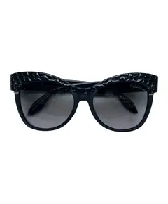 Foto de um(a) Óculos Roberto Cavalli, da categoria de Óculos. Óculos atribuído à Roberto Cavalli, modelo Teti RC74OS, armação em acetato na cor preta padrao croco e detalhes fosco,... Vendido no marketplace Trésors.