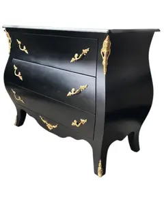 Foto de um(a) Cômoda Clássica Bombê com ornamentos em bronze, da categoria de Cômodas e Sapateira. Vendido no marketplace Trésors.