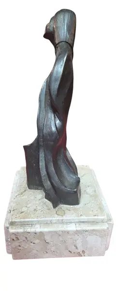 Foto de um(a) Escultura Decorativa - Cristina Loyola, da categoria de Escultura. Magnífica escultura autoral da artista plástica Cristina Loyola, conhecida pelo seu estilo único que mistura elementos da... Mostrado de uma perspectiva diferente. Vendido no marketplace Trésors.