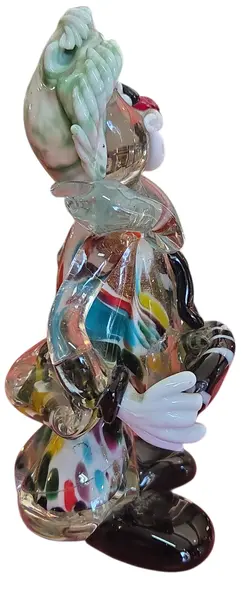 Foto de um(a) Escultura Palhaço Músico em Vidro Murano, da categoria de Escultura. Encantadora escultura vintage de palhaço músico confeccionada em autêntico vidro Murano. Uma peça colecionável clássica da... Mostrado de uma perspectiva diferente. Vendido no marketplace Trésors.