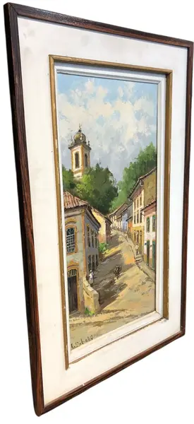 Foto de um(a) Quadro Anna Haupt Dubsky, da categoria de Pinturas. Quadro Anna Haupt DubskyR$1.890,00Em até 6x sem juros! Medidas:78x48. Mostrado de uma perspectiva diferente. Vendido no marketplace Trésors.