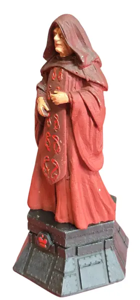 Foto de um(a) Peça De Xadrez Star Wars Darth Sidious (Imperador Palpatine) - Pintada À Mão, da categoria de Figuras de ação. Item de Colecionador: Darth Sidious – O Senhor Sombrio dos Sith Esta peça de luxo faz parte da coleção oficial de xadrez... Vendido no marketplace Trésors.