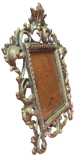 Foto de um(a) Porta Retrato em Bronze Retangular - Vertical, da categoria de Porta retratos. Belíssimo porta-retrato vertical confeccionado em bronze de alta qualidade. Esta peça apresenta um trabalho de fundição... Mostrado de uma perspectiva diferente. Vendido no marketplace Trésors.