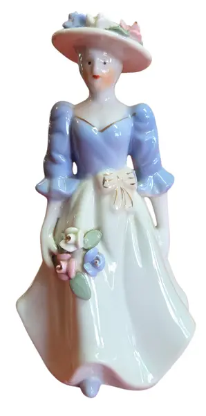 Foto de um(a) Biscuit em Porcelana, da categoria de Modelos e estatuetas. Magnífica figura feminina em porcelana biscuit, caracterizada pelo acabamento fosco e toque aveludado que realça a riqueza... Vendido no marketplace Trésors.