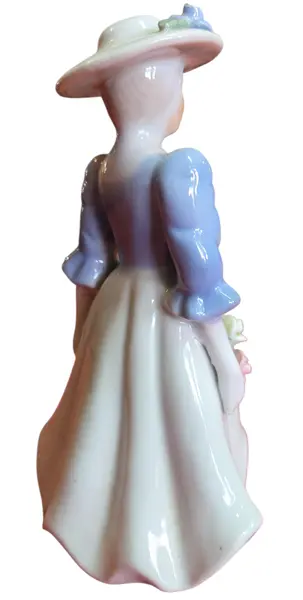 Foto de um(a) Biscuit em Porcelana, da categoria de Modelos e estatuetas. Magnífica figura feminina em porcelana biscuit, caracterizada pelo acabamento fosco e toque aveludado que realça a riqueza... Mostrado de uma perspectiva diferente. Vendido no marketplace Trésors.