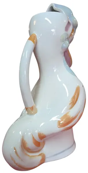 Foto de um(a) Bule de Pato em Porcelana, da categoria de Bules. Mostrado de uma perspectiva diferente. Vendido no marketplace Trésors.