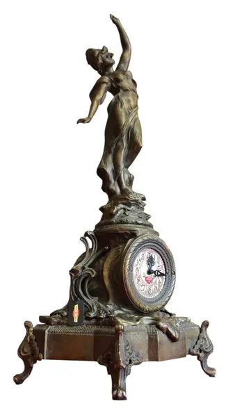 Foto de um(a) Relógio Escultura Feminina em Petit Bronze, da categoria de Relógios de mesa. Vendido no marketplace Trésors.