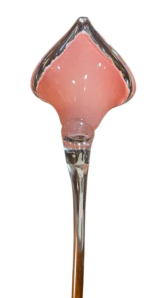 Foto de um(a) Flor Copo-de-Leite em Cristal Murano – Rosa e Dourado, da categoria de Outros colecionáveis. Exclusiva escultura artística em cristal tipo Murano, modelada à mão representando uma delicada flor (estilo Copo-de-Leite).... Mostrado de uma perspectiva diferente. Vendido no marketplace Trésors.