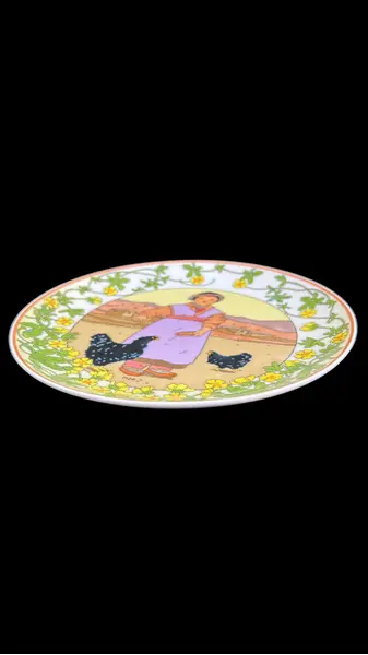 Foto de um(a) Prato Colecionável "Children of the World" da UNICEF, da categoria de Pratos Decorativos. Prato decorativo em porcelana da coleção "Children of the World" da UNICEF, fabricado pela empresa alemã Villeroy & Boch,... Mostrado de uma perspectiva diferente. Vendido no marketplace Trésors.