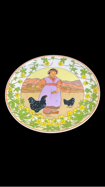 Foto de um(a) Prato Colecionável "Children of the World" da UNICEF, da categoria de Pratos Decorativos. Prato decorativo em porcelana da coleção "Children of the World" da UNICEF, fabricado pela empresa alemã Villeroy & Boch,... Mostrado de uma perspectiva diferente. Vendido no marketplace Trésors.