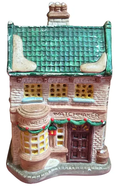 Foto de um(a) Miniatura Geo Weeton Watchmaker - Dickens Village Dept 56, da categoria de Outros colecionáveis. Leve o encanto da era vitoriana para sua coleção com esta peça clássica da Department 56. Parte da prestigiada Heritage... Vendido no marketplace Trésors.