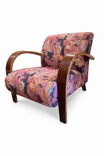 Foto de um(a) Poltrona Deco Fernando Jaeger – Design Inspirado nas Clássicas Poltronas Vintage da Móveis Cimo, da categoria de Poltronas. Fernando Jaeger, esta poltrona traduz a elegância do design Deco com forte inspiração nas icônicas poltronas vintage da... Vendido no marketplace Trésors.