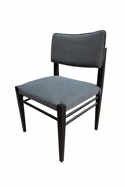 Foto de um(a) Cadeira em madeira com estofado cinza – Design Clássico e Estrutura Robusta, da categoria de Outras cadeiras . Cadeira com estrutura em madeira maciça, de linhas retas e design atemporal. Possui assento e encosto estofados, oferecendo... Vendido no marketplace Trésors.