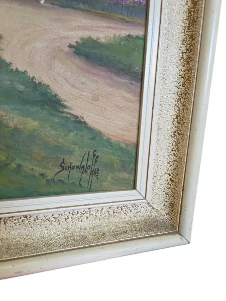 Foto de um(a) Óleo Sobre Tela de Eugênio Schuwaloff (1968), da categoria de Pinturas. Importante registro pictórico do renomado artista de origem russa Eugênio Schuwaloff (1904-1970), datado de 1968. A tela é... Mostrado de uma perspectiva diferente. Vendido no marketplace Trésors.