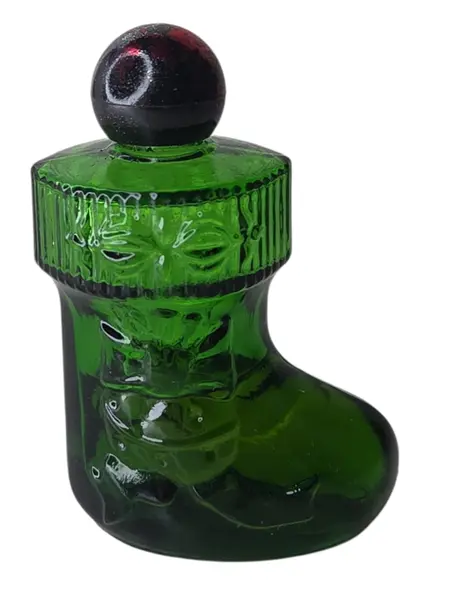 Foto de um(a) Perfume Avon Christmas Surprise Stocking Bottle Vintage, da categoria de Outros colecionáveis. Perfume Avon Christmas Surprise Stocking Bottle Colecionável. Mostrado de uma perspectiva diferente. Vendido no marketplace Trésors.